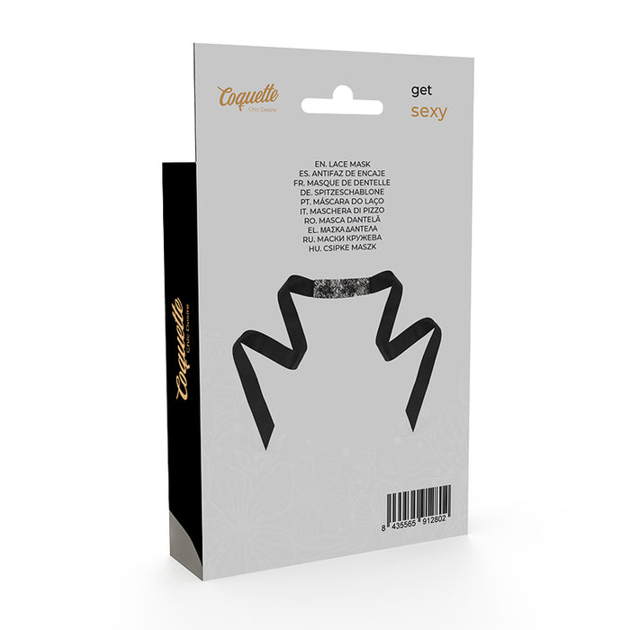 Chic Desire Antifaz Encaje Negro - Coquette : Completo - 3