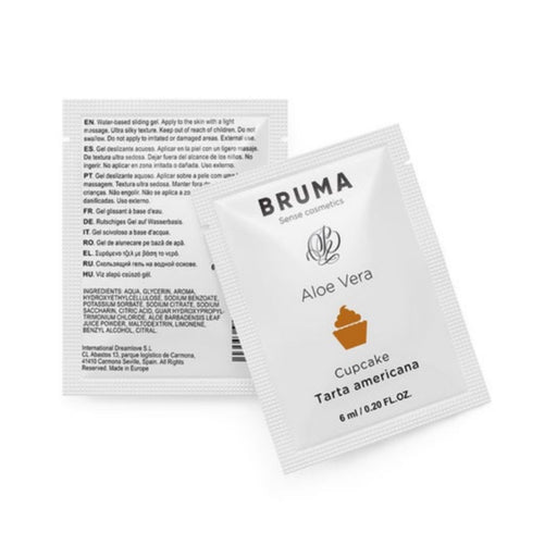 Gel Deslizante 6 ml con Aloe Vera Sabor a Tarta Americana - Bruma - 1