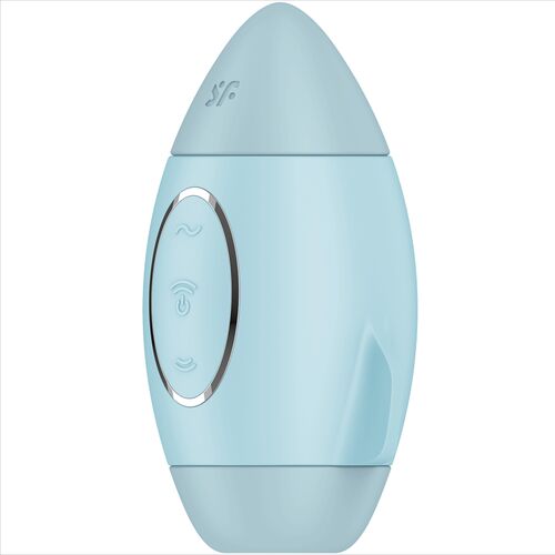 Mission Control Azul Vibrador Pequeño de Doble Impulso - Satisfyer - 2
