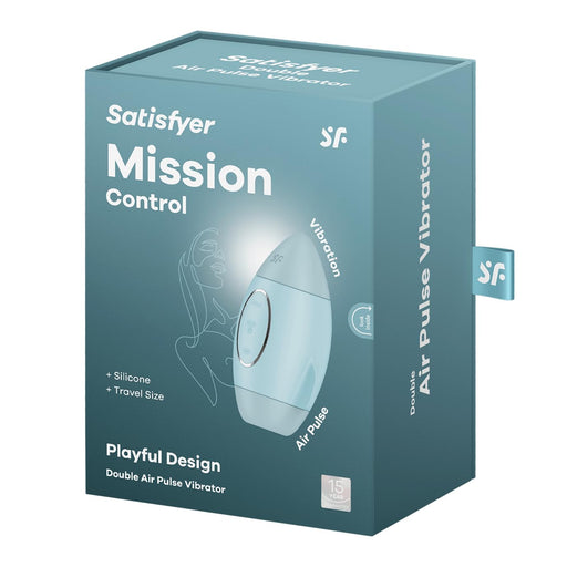 Mission Control Azul Vibrador Pequeño de Doble Impulso - Satisfyer - 1