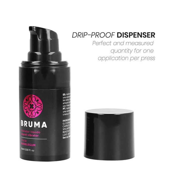 Gel Vibrador Líquido sabor Chicle 15ml - Bruma - 4
