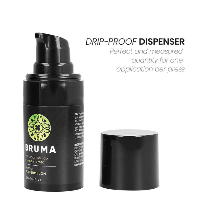 Gel Vibrador Líquido sabor Sandía 15ml - Bruma - 2