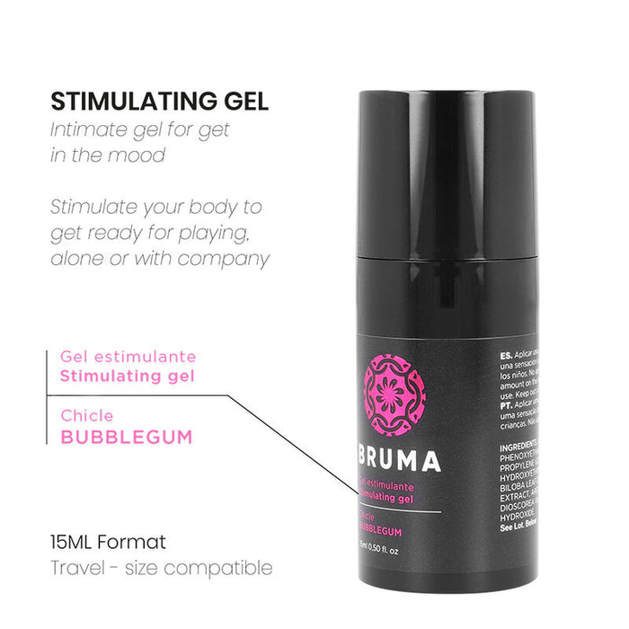 Gel Intensificador de Orgasmos sabor Chicle 15ml - Bruma - 4