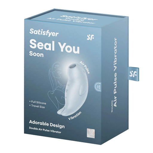 Sassy Seal Estimulador y Vibrador Azul - Satisfyer - 1