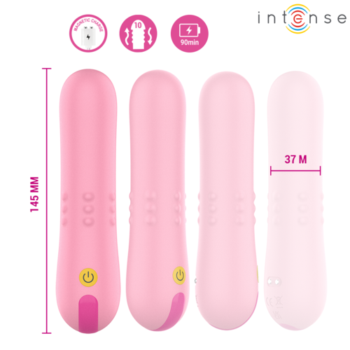 Barbara Vibrador con Perlas Giratorias - Intense - 5