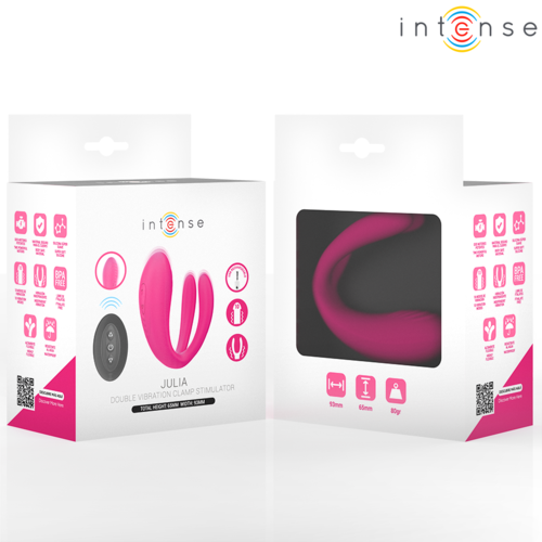 Vibrador & Estimulador de Pinzas con Control Remoto Julia - Intense - 5