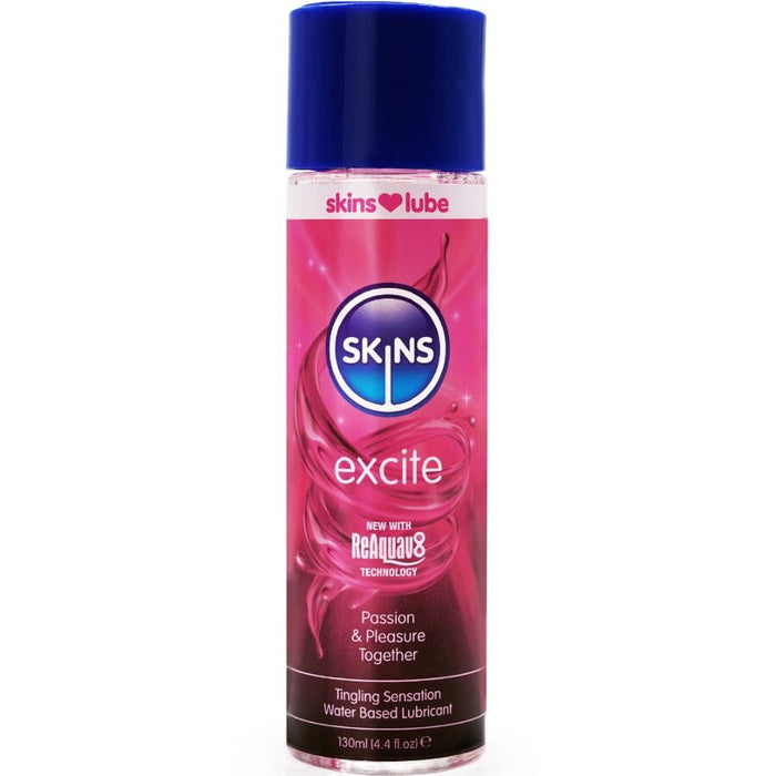 Lubricante a Base de Agua Excite 130ml - Skins - 1