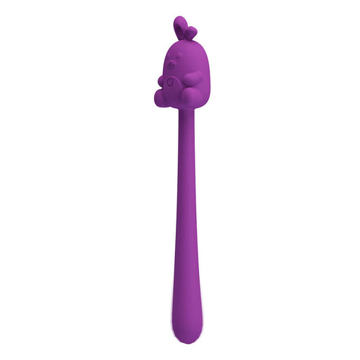 Vibrador Flexible Cute Bunny Flirting Stick Recargable USB Morado - Flirtation - 1