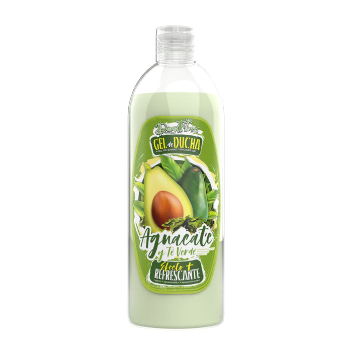 Gel de Baño Dona Flora Aromas 750 ml - Dona Flora : Aguacate y Té Verde - 1