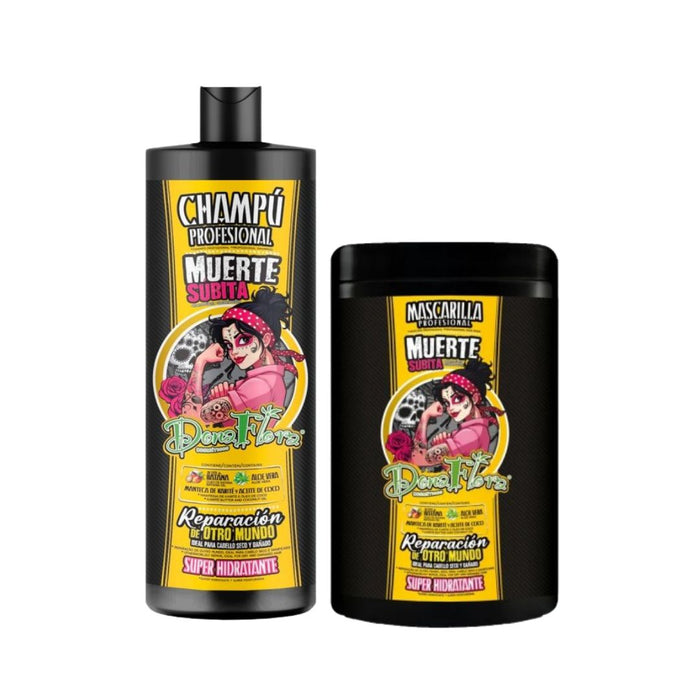 Pack Muerte Súbita Champú y Mascarilla - Dona Flora - 1