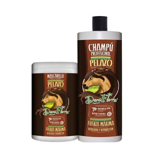 Pack Pelazo Fuerza Máxima - Champú y Mascarilla - Dona Flora - 1