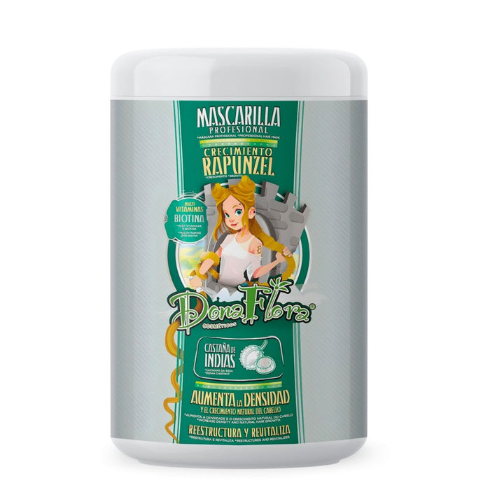 Pack Rapunzel: Champú 1000ml + Mascarilla 1000ml + Tónico 70ml - Dona Flora - 4