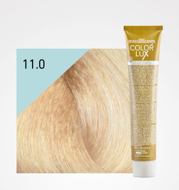 Tinte en Crema Color Lux 100ml - Design Look : 11.0 Super Rubio Platino - 1
