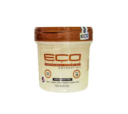 Gel Fijador Efecto Gomina - Aceite de Coco - Eco Styler : 473 Ml - 1