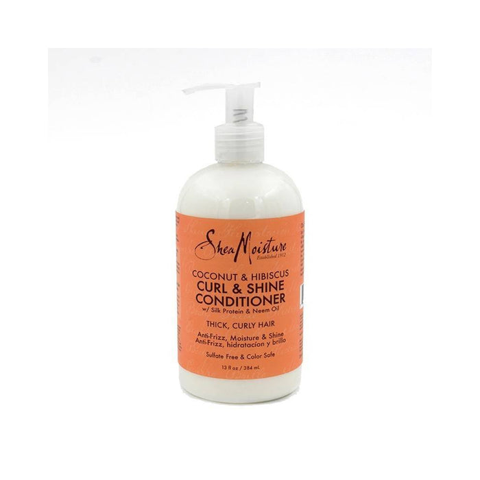 Acondicionador Curl & Shine  Coconut & Hibiscus 384ml - Shea Moisture - 1