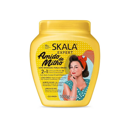 Crema Acondicionadora Almidón de Maíz - Amido 1000ml - Skala - 1