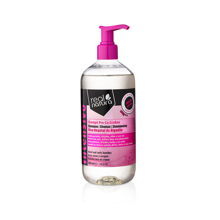 Champú sin Sal para Rizitos - Champô Sem Sal Pro-cachinhos 500 ml - Real Natura - 1