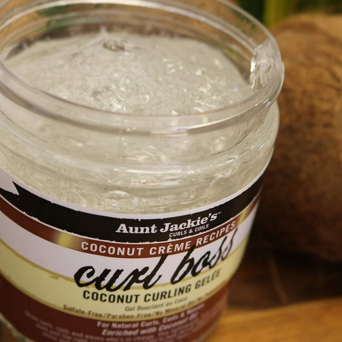 Gel Fijador de Rizos - Curl Boss Coconut - Aunt Jackie's - 3