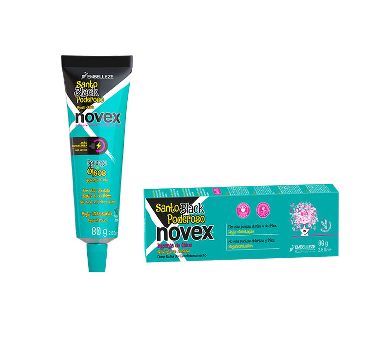 Santo Black Poderoso Recarga de Oleos 80g - Novex - 1