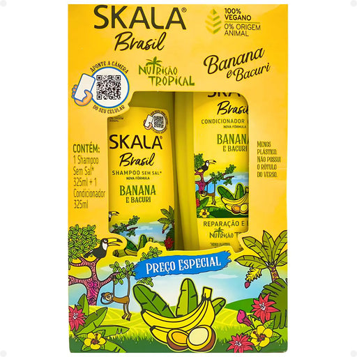 Pack Champú + Acondicionador - Banana e Bacuri - Skala - 1