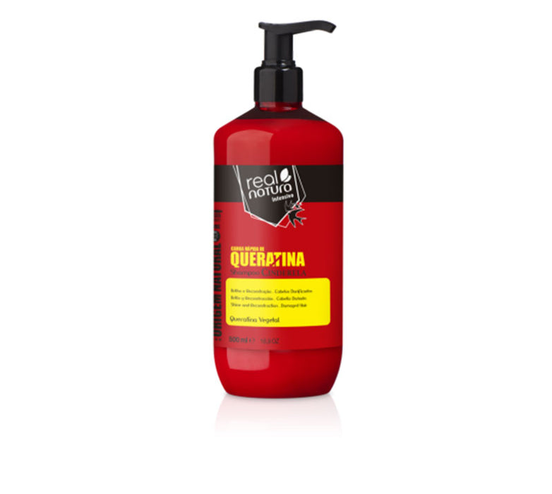 Champú Sem Sal Carga de Rápida de Queratina Cinderela 500ml - Real Natura - 1