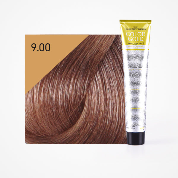 Tinte Color Gold sin amoniaco 100ml - Design Look : 9.00 Rubio Clarísimo Intenso - 1
