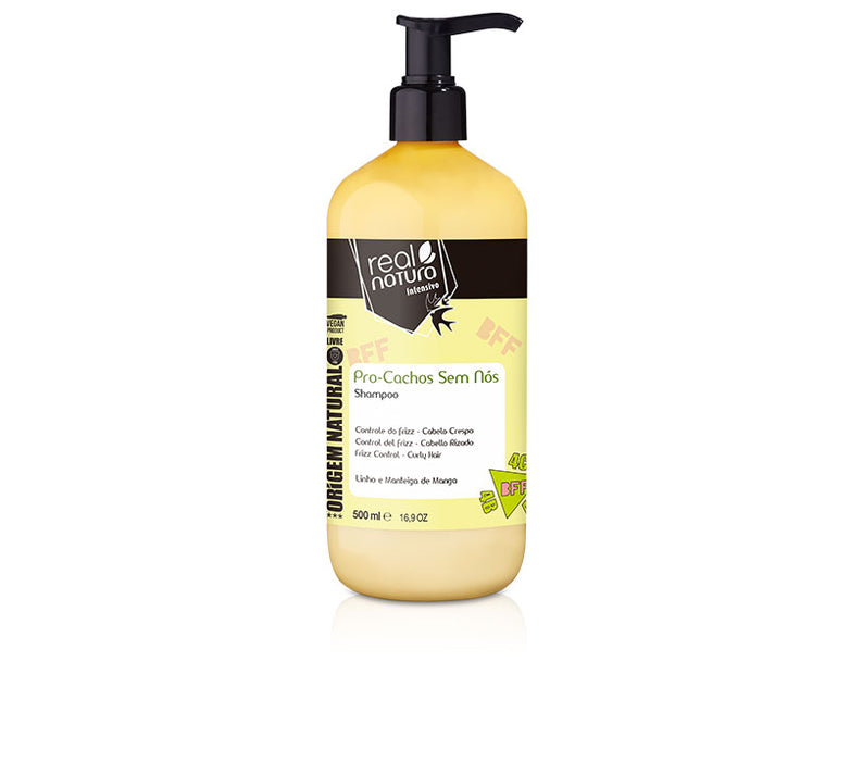 Champú Pro-rizos Cabello Rizado 500ml - Real Natura - 1