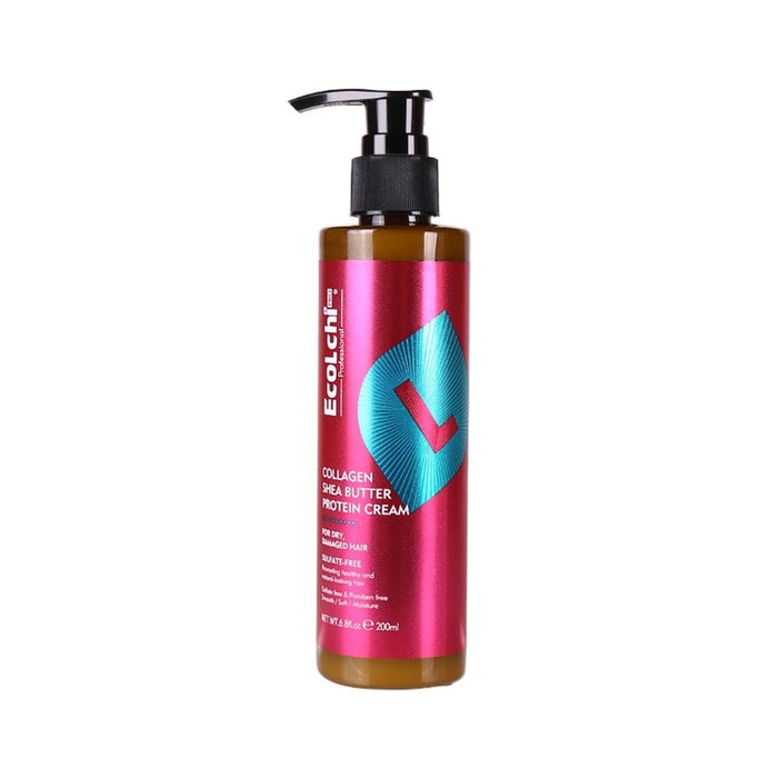 Acondicionador Sin Enjuague SHEA BUTTER PROTEIN CREAM - 200ml - Ecolchi - 1