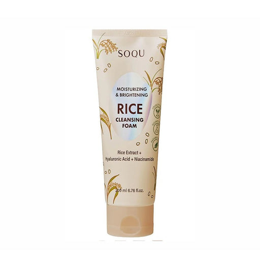 Espuma Limpiadora Hidratante e Iluminadora Arroz - Soqu - 1