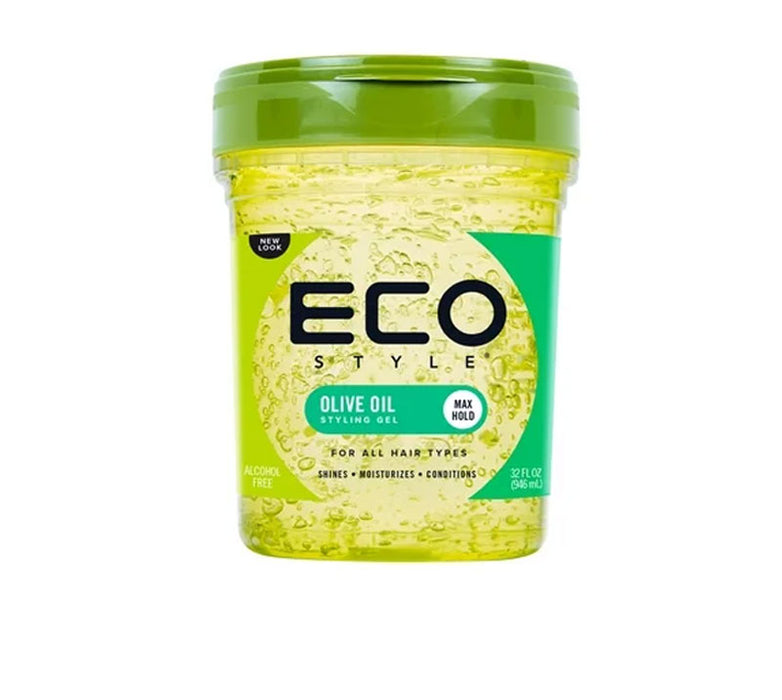 Gel Fijador de Aceite de Oliva - Eco Styler : 946 ml - 1
