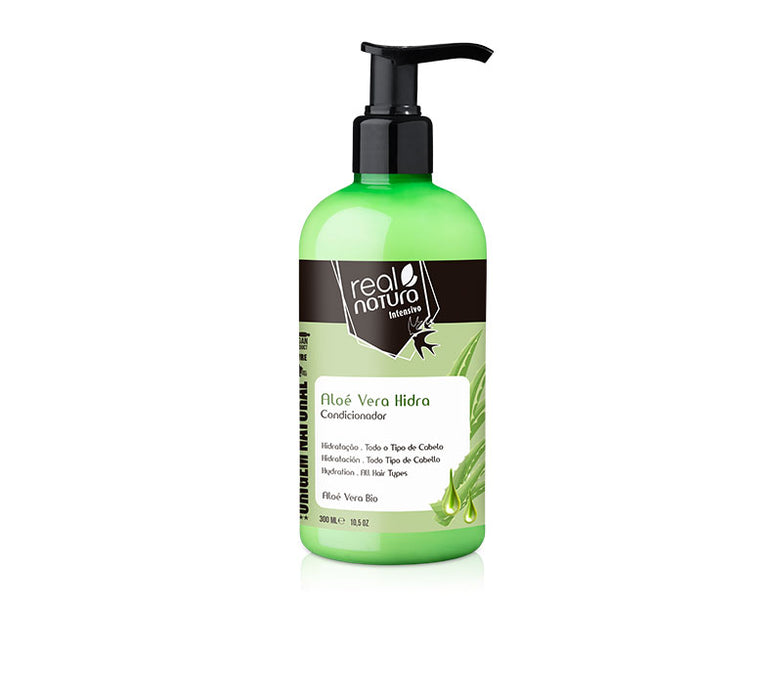Acondicionador sin Sal Hidratación Profunda con Aloe Vera - 300 ml - Real Natura - 1