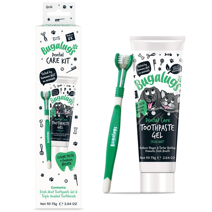 Kit Cepillo + Pasta Dentífrica Mint Fresh - 75 g - Bugalugs - 1