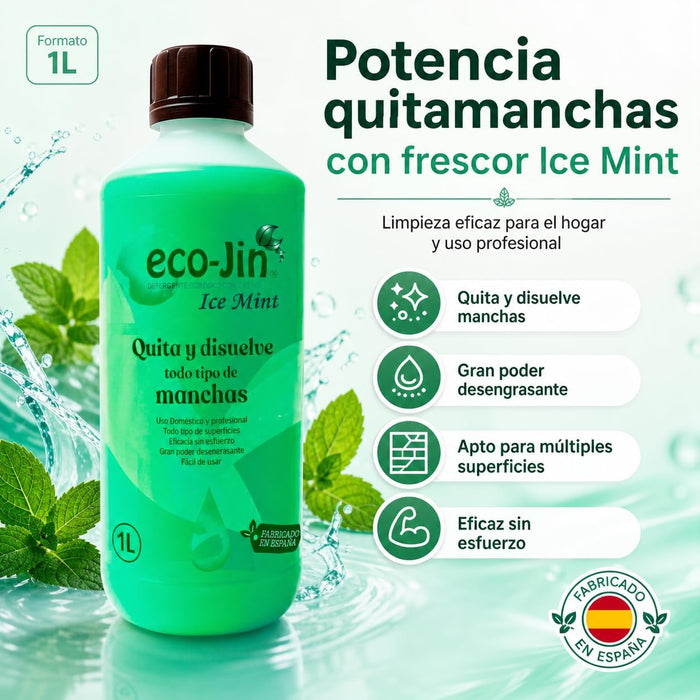 Limpiador Multiusos Concentrado Ice Mint - 1 litro - Eco-jin - 3