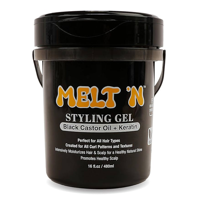 Gel Definidor Melt’N Styling Gel Black 480 ml - Ebin New York - 1