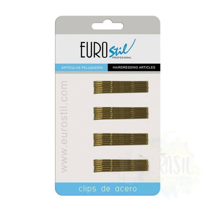 Clips de Acero - 50 Mm Bronce - Eurostil - 1