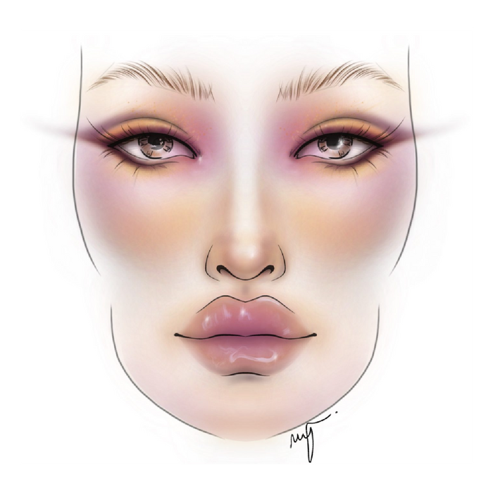 Face Chart Pro - Plantilla de Rostro para Maquillaje - Facechart - 2