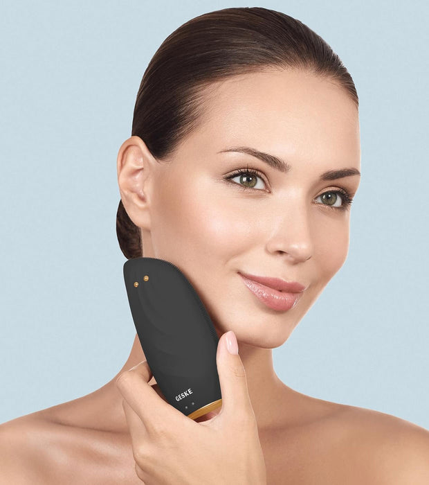 Sonic Thermo Facial Brush - Face-lifter 8 in 1 Cepillo Facial - Geske : Black Gold - 3