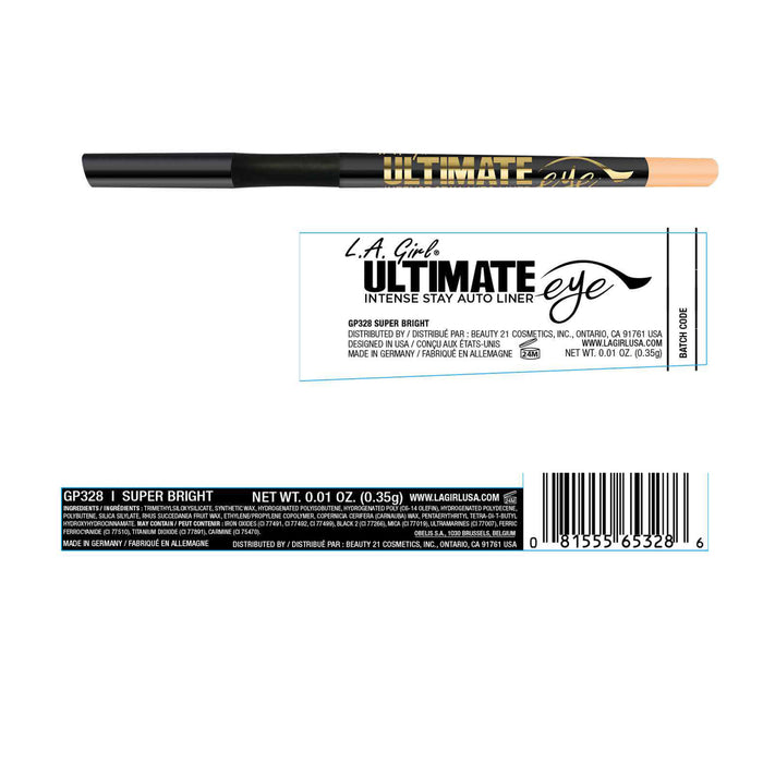 Lápiz de Ojos Automático - Ultimate Intense - L.A. Girl : Super Bright - 2
