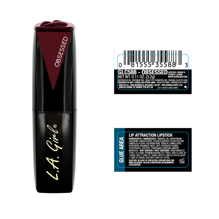 Barra de Labios - Lip Attraction - L.a Girl - L.A. Girl : Obsessed - 2