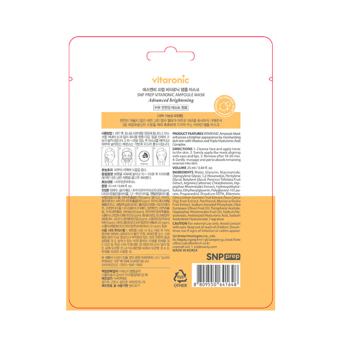 Mascarilla Ampolla Vitaronic - Snp - 2