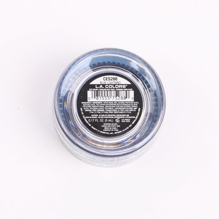 Sombra de Ojos en Crema Gelly Glam Metallic - L.A. Colors : Blue Lightning - 2