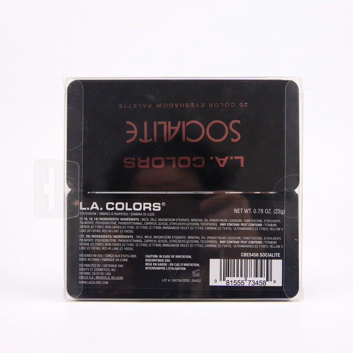 Paletas de Sombras Party - L.A. Colors : Paleta de sombras Party - Socialité - L.A. Colors - 3