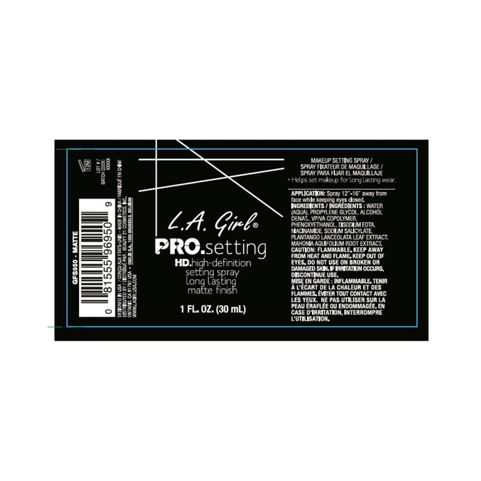 Fijador de Maquillaje en Spray - Pro Setting - L.A. Girl - 2