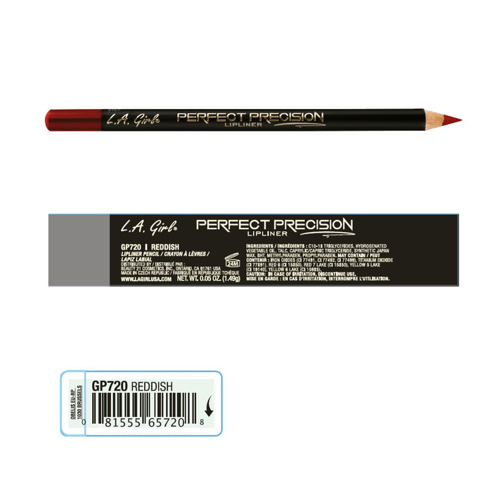 Lápiz de Labios - Perfect Precision - L.A. Girl : Reddish - 2