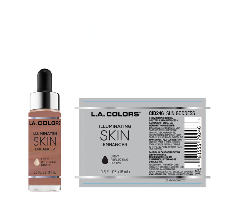 Iluminador Líquido Skin Enhancer - L.A. Colors : Sun Goddess - 2