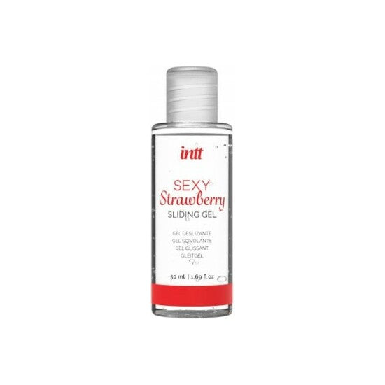 Brazilian Panty Rojo + Sliding Gel de Fresa - Intt - 3