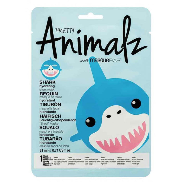 Mascarilla Facial Tiburón Hidratante - Animalz - 1