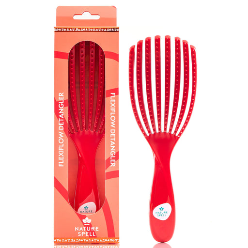 Cepillo Flexiflow Detangler - Red Colour - Nature Spell - 1