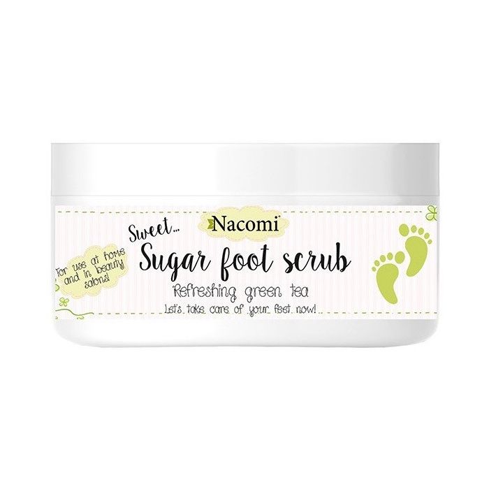 Exfoliante para Pies de Azúcar - Refreshing Green Tea - Nacomi - 1