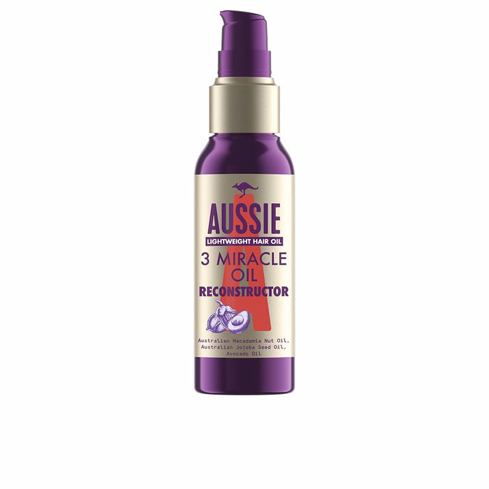 3 Miracle Oil Reconstructor Aceite Milagroso 100 ml - Aussie - 1